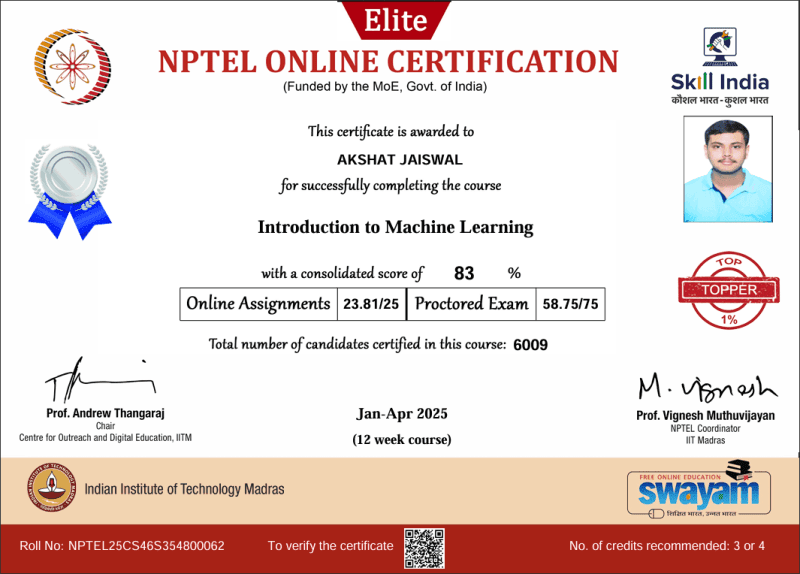 Introduction to Machine Learning